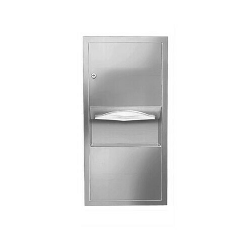 Bradley 2291-000000 Towel/Waste, 2 Gal, Recessed